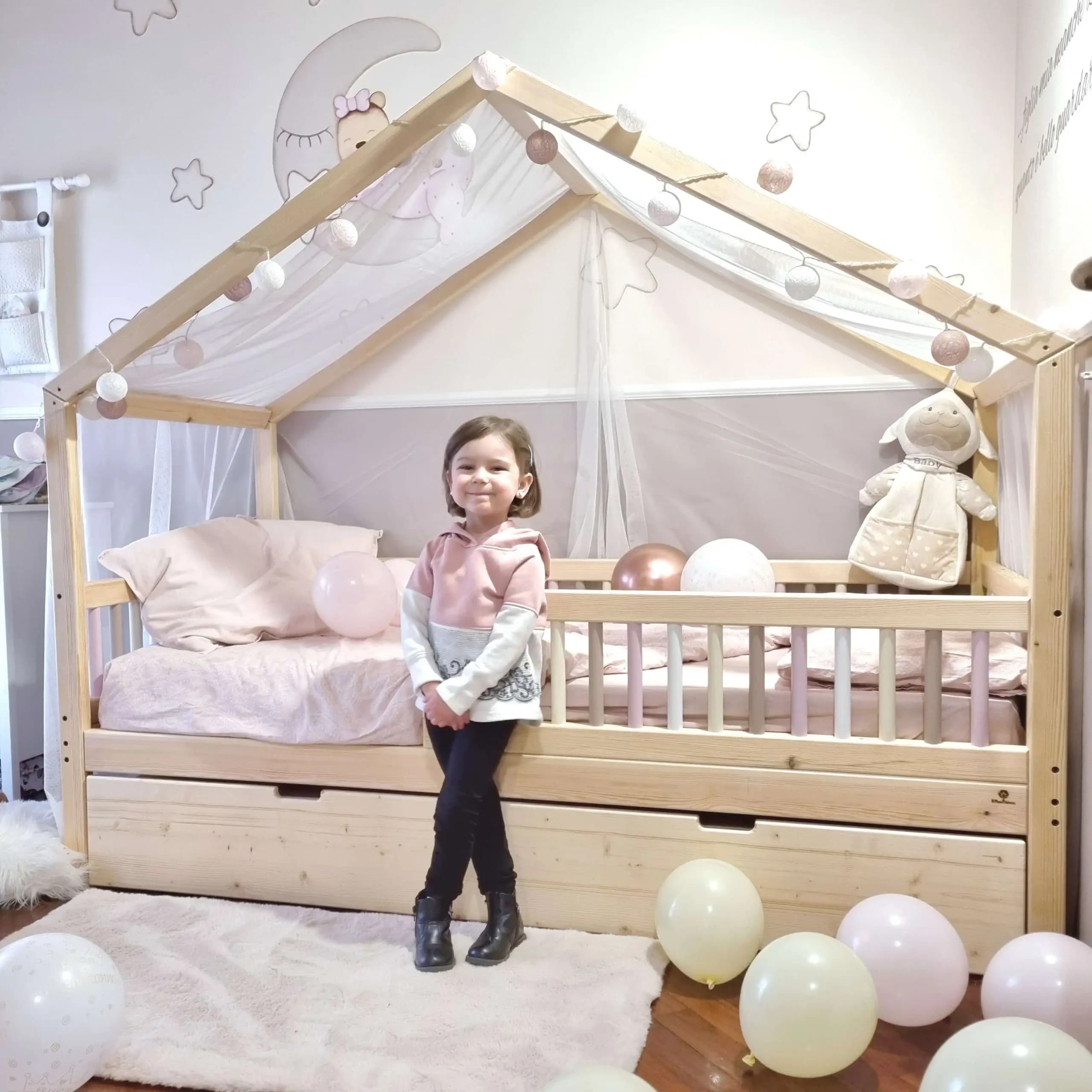 Letto con cassettone evolutivo Daisy
